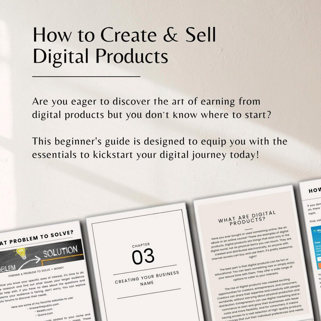 Creating Product Guide Done for You Create & Sell Digital Products Guide with MRR/PLR - Monday ...