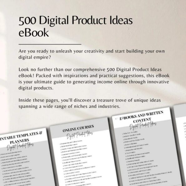 done for you digital product ideas ebook 3