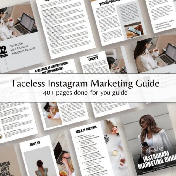 done for you faceless instagram marketing guide 2