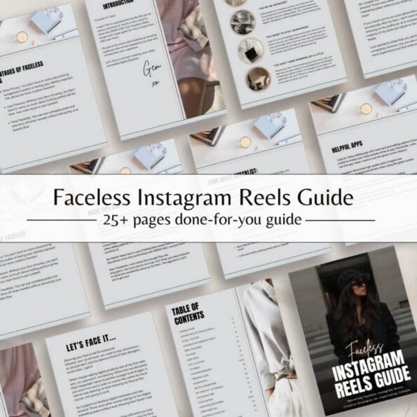 done for you faceless instagram reels guide 2