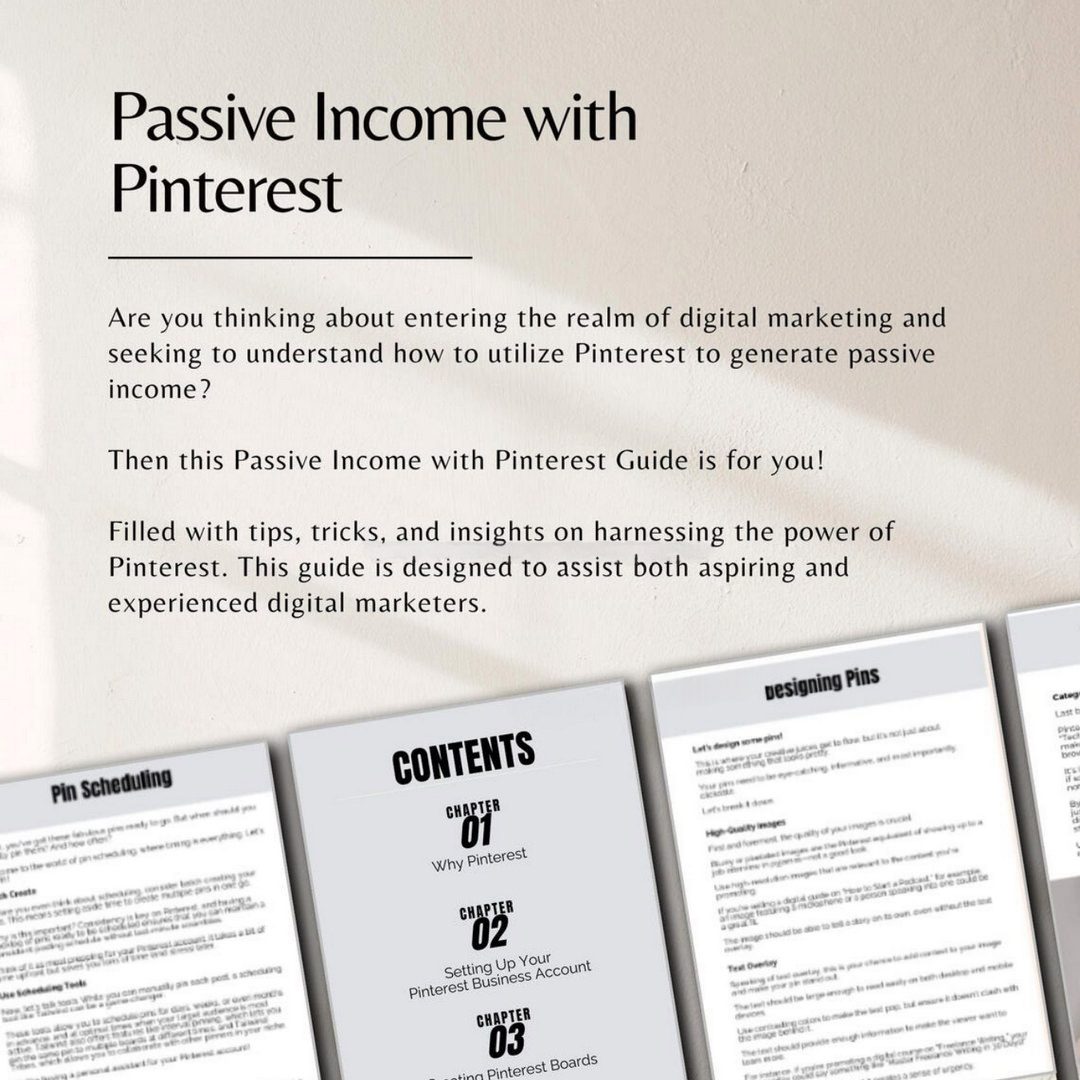 Done for You Passive Income with Pinterest Guide with MRR/PLR - Monday ...
