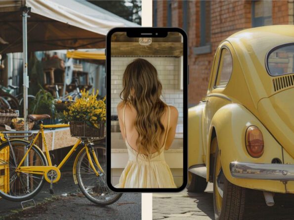 sunlit yellow stock photos 5