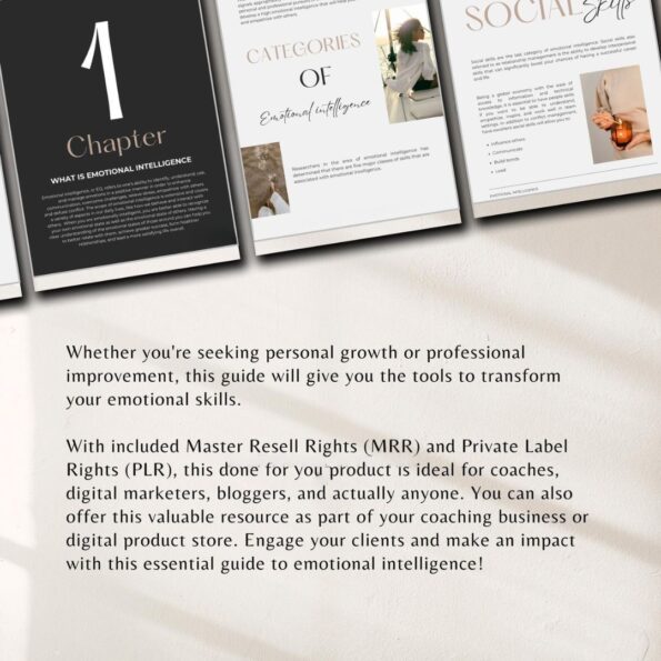 Emotional Intelligence eBook Workbook4
