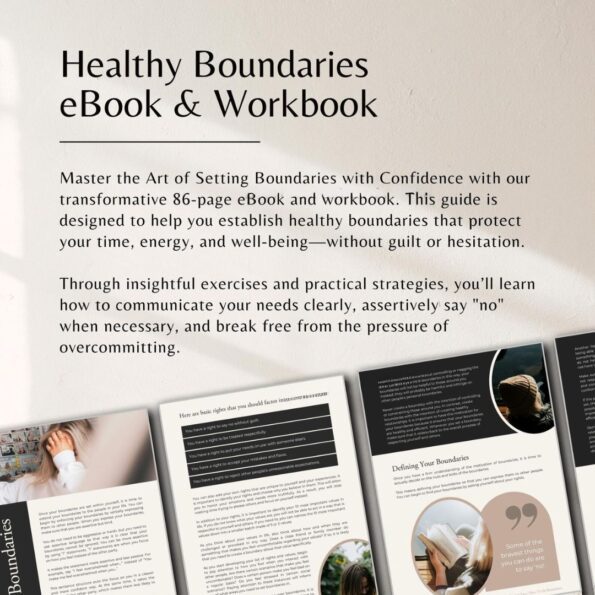 Healthy Boundaries eBook Workbook 3
