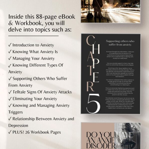 Overcoming Anxiety Ebook and Workbook 4