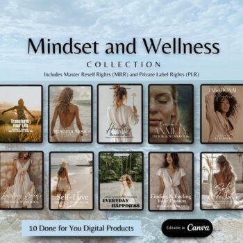Done for You Mindset and Wellness Collection with MRR PLR 1